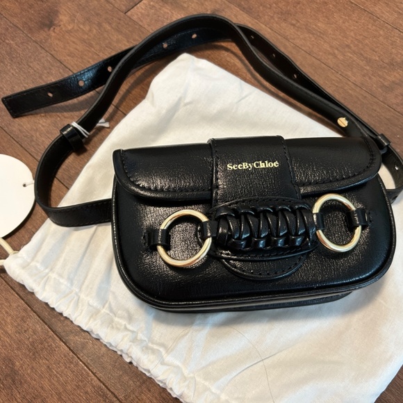 Saddie Belt Bag in Black by See By Chloe - Picture 2 of 2